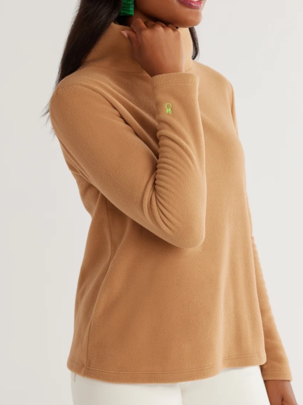 Dudley Stephen’s Greenpoint Turtleneck Camel Turtleneck Sweater Size Small